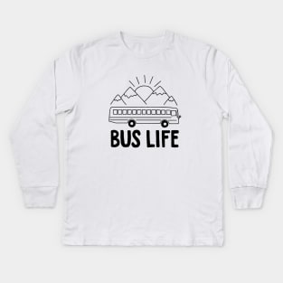 Bus Life Kids Long Sleeve T-Shirt